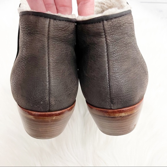 Sam Edelman Brown Leather Ankle Booties - Picture 5 of 6